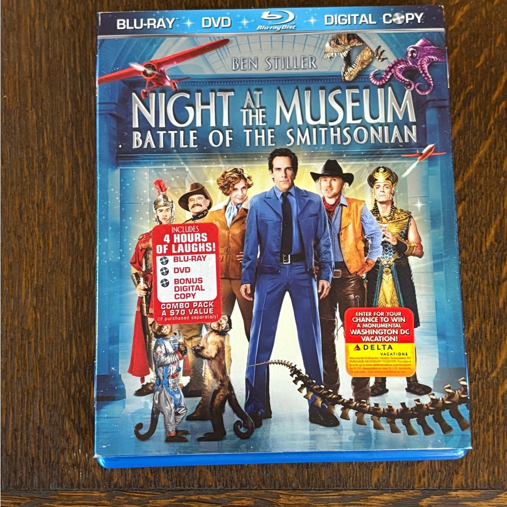 Night at the Museum: Battle of the Smithsonian Blu-ray